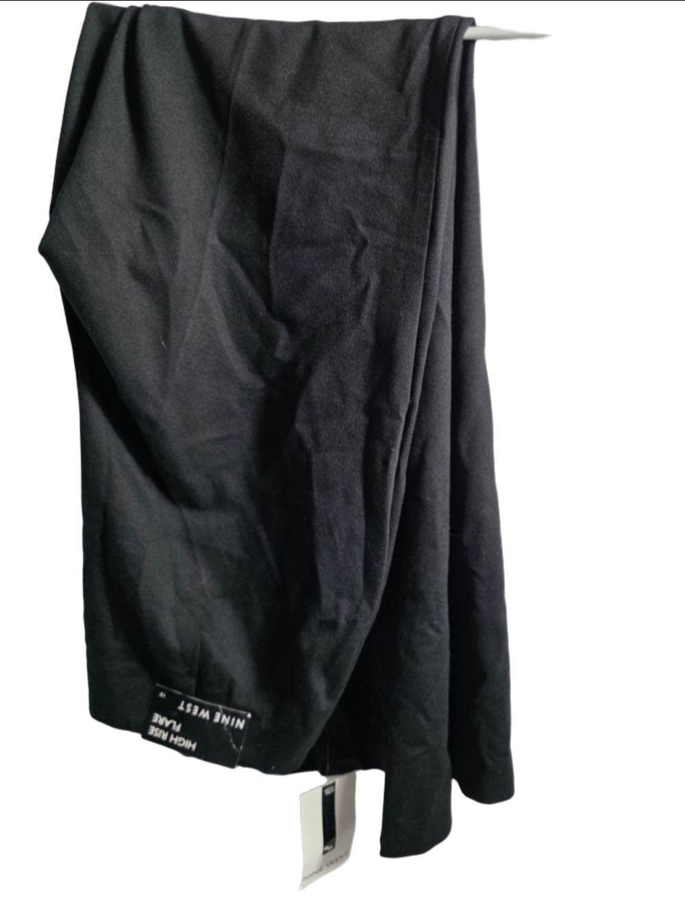 Women's Nine West High Rise pants Black Size 10 casual officewear preppy chic